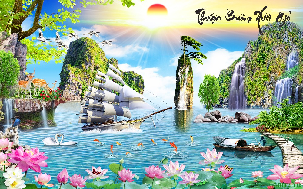 Phong cảnh sơn thủy hữu tình MHT2-112